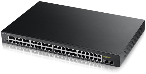 PoE Switch 48 Port+2 GbE SFP 375W