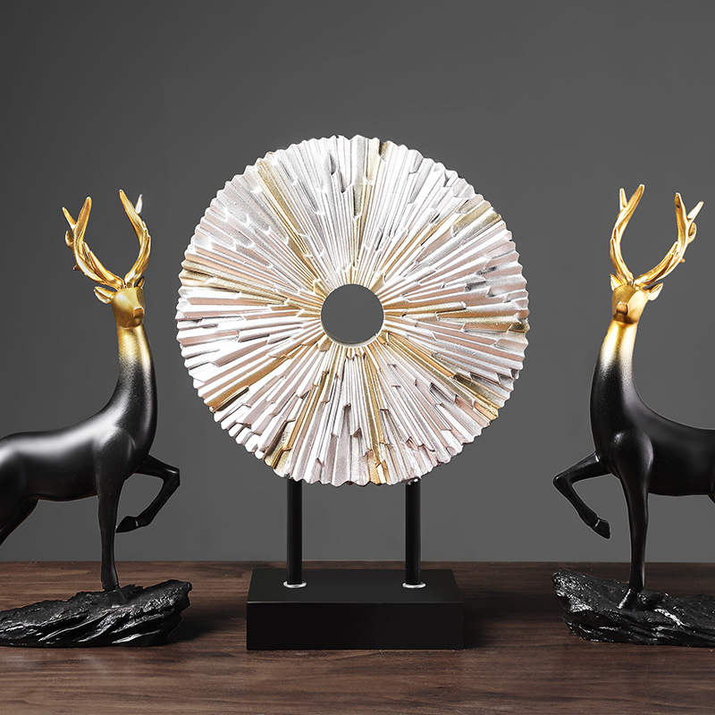 C1009B018 FAMITOSS กวางตกแต่งบ้าน โมเดิร์น นอร์ดิก ของขวัญเพื่อคนพิเศษ ของแต่งห้อง กวางเรซิน กวางตั้งโต๊ะ กวาง ของขวัญ
