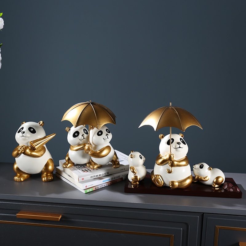 CT155B109 FAMITOSS หมีแพนด้า ของตั้งโชว์ ของแต่งบ้าน โมเดล