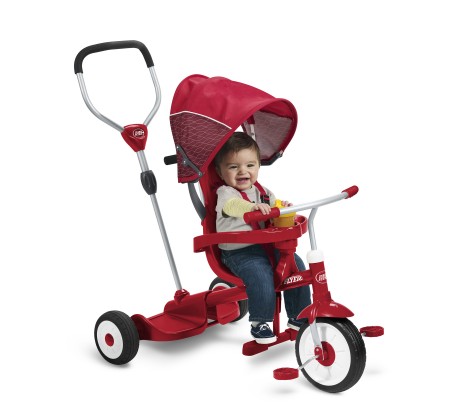 Radio Flyer Deluxe Ride & Stand Stroll N Trike จักรยานสามล้อสุดคุ้ม ใช้ตั้งแต่เด็กเล็กถึงเด็กโต
