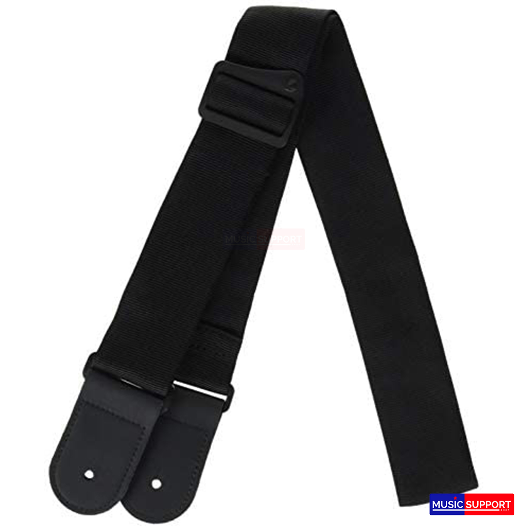 D'Addario 50F05-RL Pad Lock Guitar Strap, Black