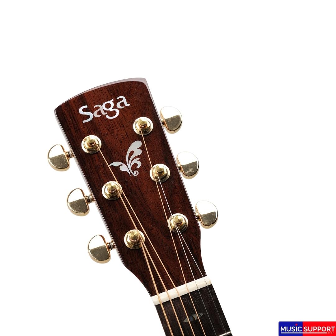 SAGA D300C กีตาร์โปร่งไฟฟ้า