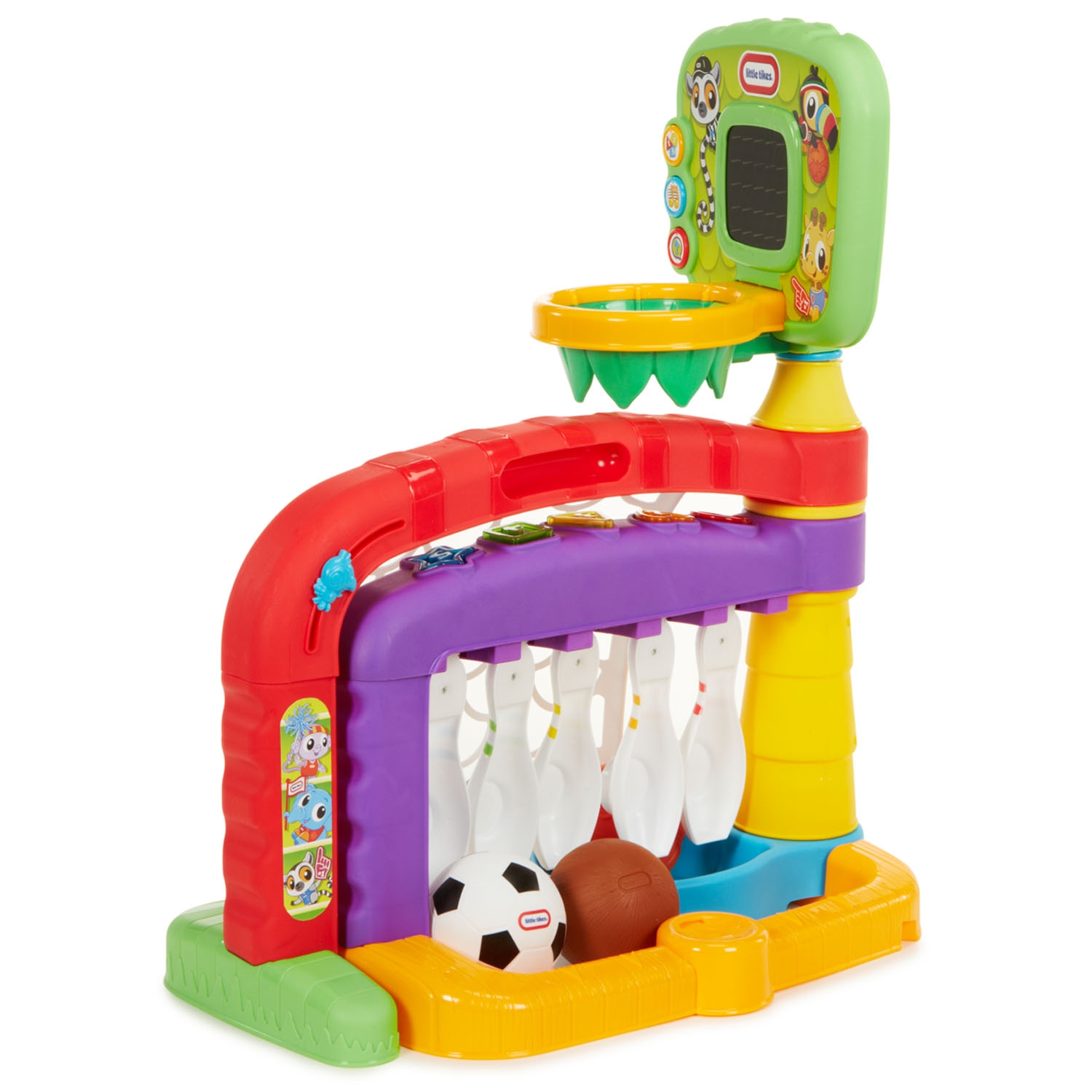 Little Tikes Light n Go 3-in-1 Sports Zone ของเล่นกีฬารวมมิตร โบว์ลิ่ง บาส บอล คุ้มมาก