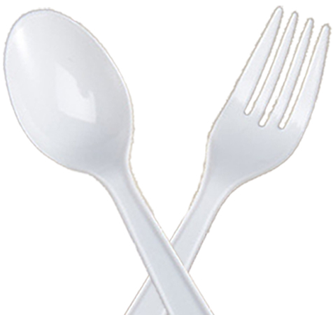 ช้อนส้อมพลาสติก