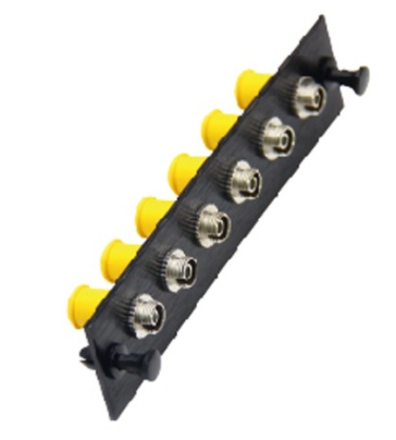 UF-2188SM Fiber Optic 6 FC Snap-In Adapter Plate (SM & MM.)