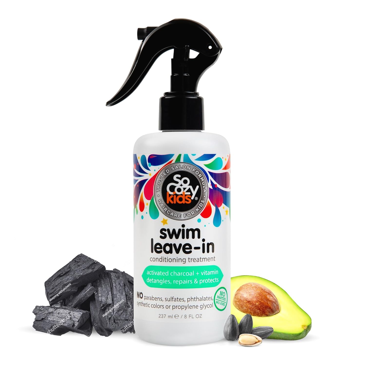 SoCozy Kids Swim Leave-In Treatment Spray สเปรย์บำรุงผมจากเกลือและคลอรีน สำหรับนักว่ายน้ำ