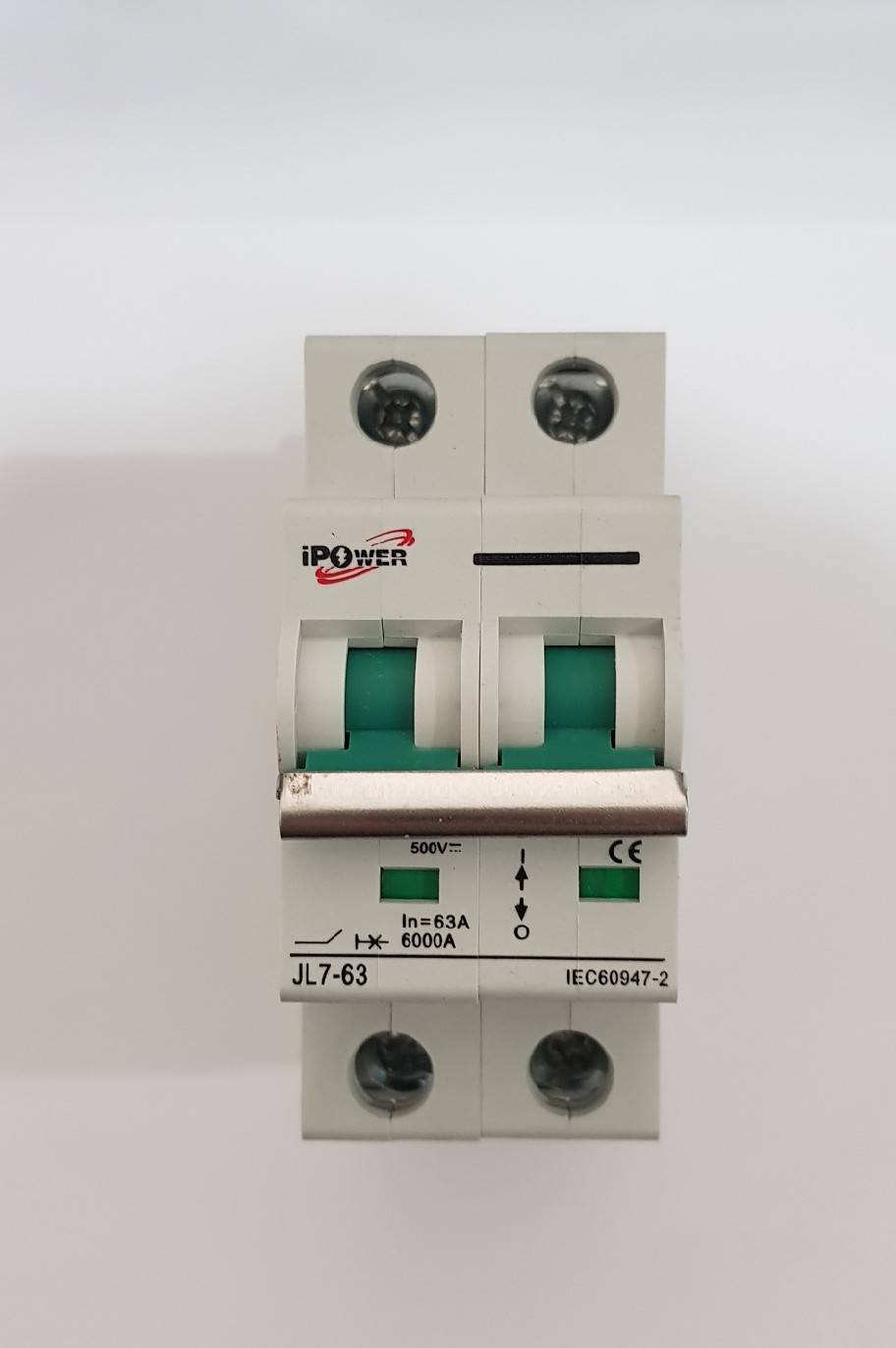 เบรคเกอร์ DC500v 63A ipower สำหรับโซล่าเซลล์ DC BREAKER 500V ชิ้น 2021-05-05 18:09:06 2024-03-20 15:05:49