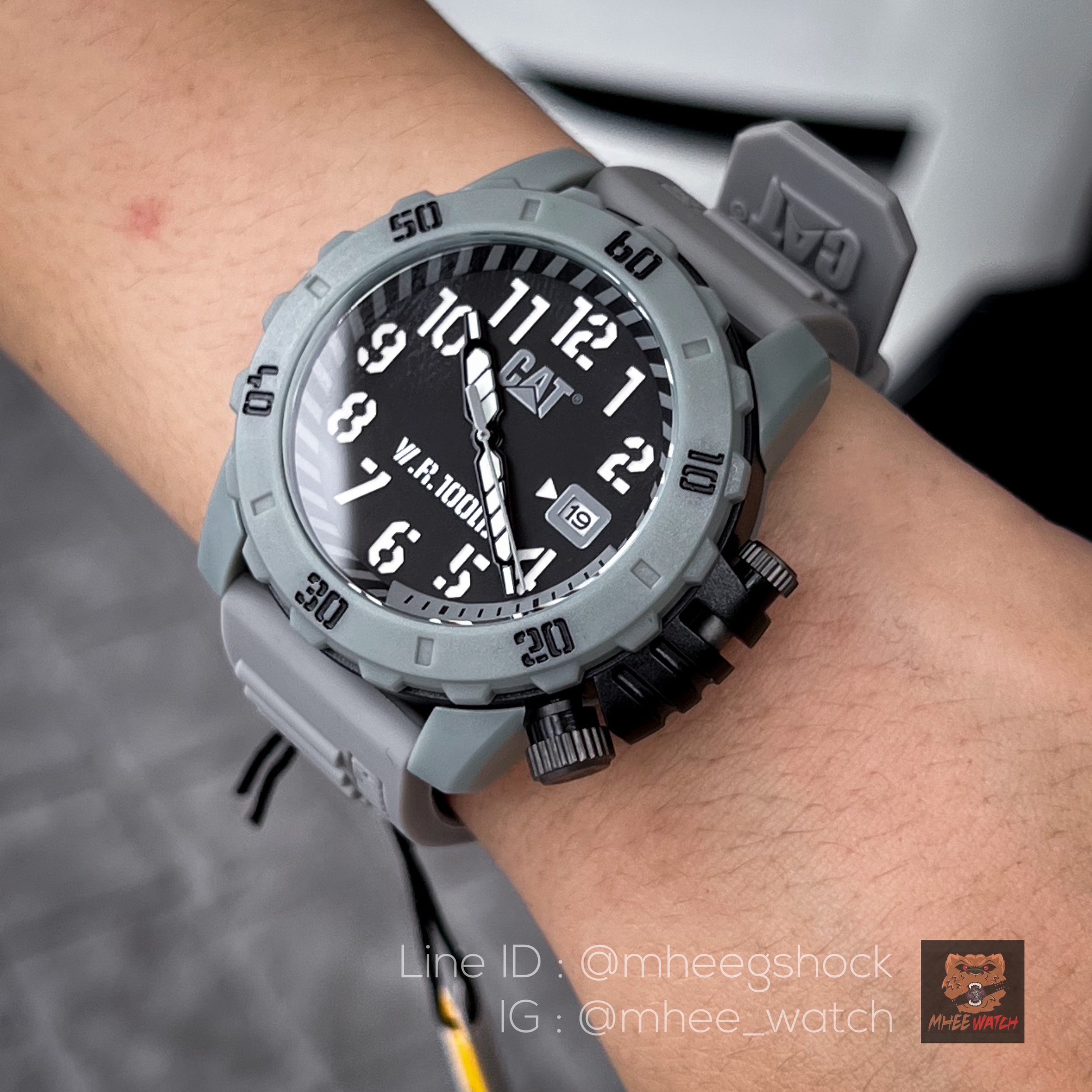 CAT Watch Grey รุ่น Barricade เทา ของแท้ ประกัน ศูนย์