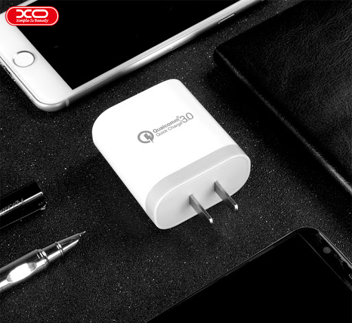XO-L18 2port หัวชาร์จเร็ว รุ่น XO-L18 มีช่องชาร์จแบบ USB 2 ช่อง เป็นช่องชาร์จ Qualcomm 3.0 และช่องชาร์จปกติ 1 ช่อง