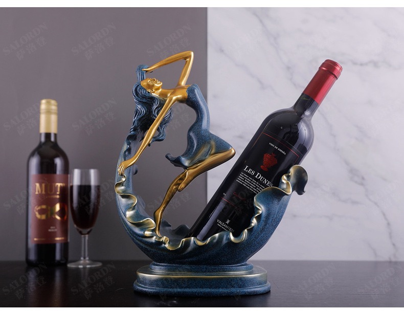 C1013D001 HOMMY ที่ใส่ขวดไวน์ ที่ใส่ไวน์ ที่วางไวน์ WINE RACK DECORATION ของแต่งห้อง แต่งห้อง ตั้งโชว์ ของขวัญ