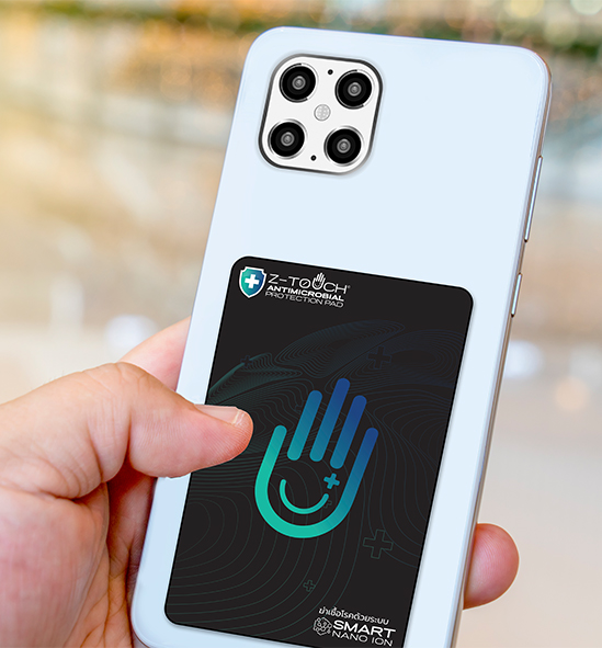 Z - TOUCH MOBILE PAD สำหรับติดไว้หลังโทรศัพท์มือถือ (สีดำ)