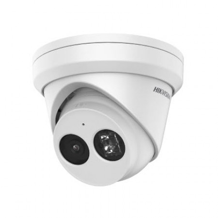 Hikvision DS-2CD2363G2-I(U) PoE 6MP AcuSense Outdoor IP Turret Camera Fixed lens, 2.8 and 4mm optional, 3200 × 1800 resolution, SD Card Slot up to 256GB, Smart Human/Vehicle Detection, H.265+, Water and dust resistant IP67 U: Built-in microphone