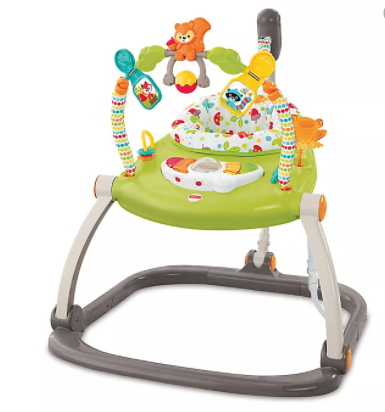 Fisher Price Woodland Friends SpaceSaver Jumperoo จั๊มเปอร์ของเล่นกระโดด รุ่นพับเก็บได้