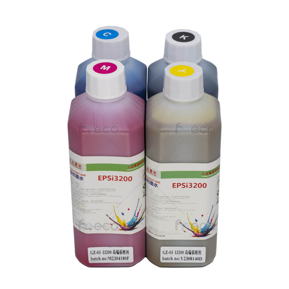 หมึกพิมพ์ ThunderJet I3200 DX5 ไร้กลิ่น EPI2 GongZheng eco solvent ink เข้มข้นสูง สีสันสดใส ชัดเจน สว่าง