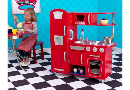 Kidkraft red vintage kitchen