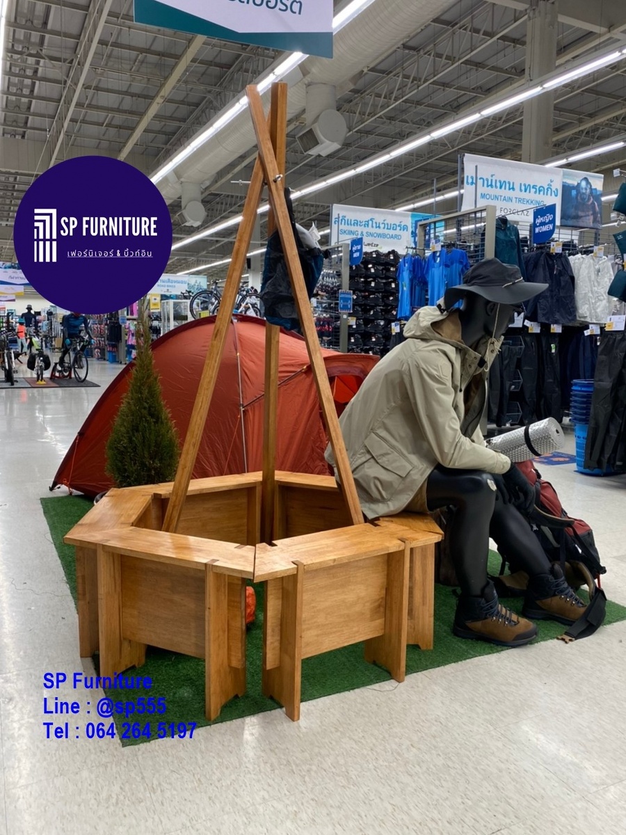 พร็อพแต่งร้าน ดีสเพลย์โชว์สินค้า (Project 6 univers) (DECATHLON)
