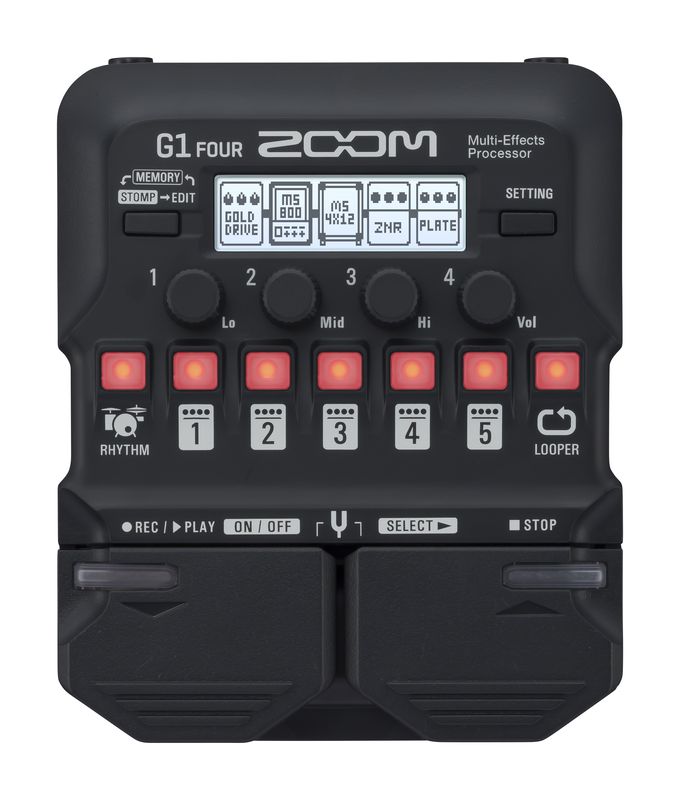 เอฟเฟคกีตาร์ไฟฟ้า ZOOM G1 FOUR GUITAR MULTI EFFECT