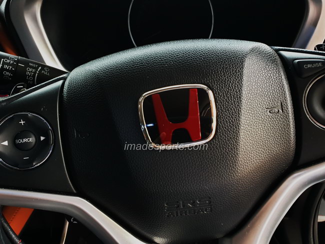 Logo Honda Type R สปอร์ตหน้า หลัง และพวงมาลัย (แดง/ดำ/ดำแดง)