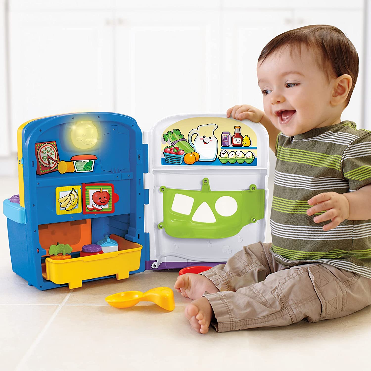 Fisher Price Laugh & Learn Learning Kitchen ของเล่นฝึกกล้ามเนื้อมือ
