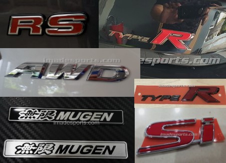 Emblem แต่งรถ Honda Civic FC ,FK
