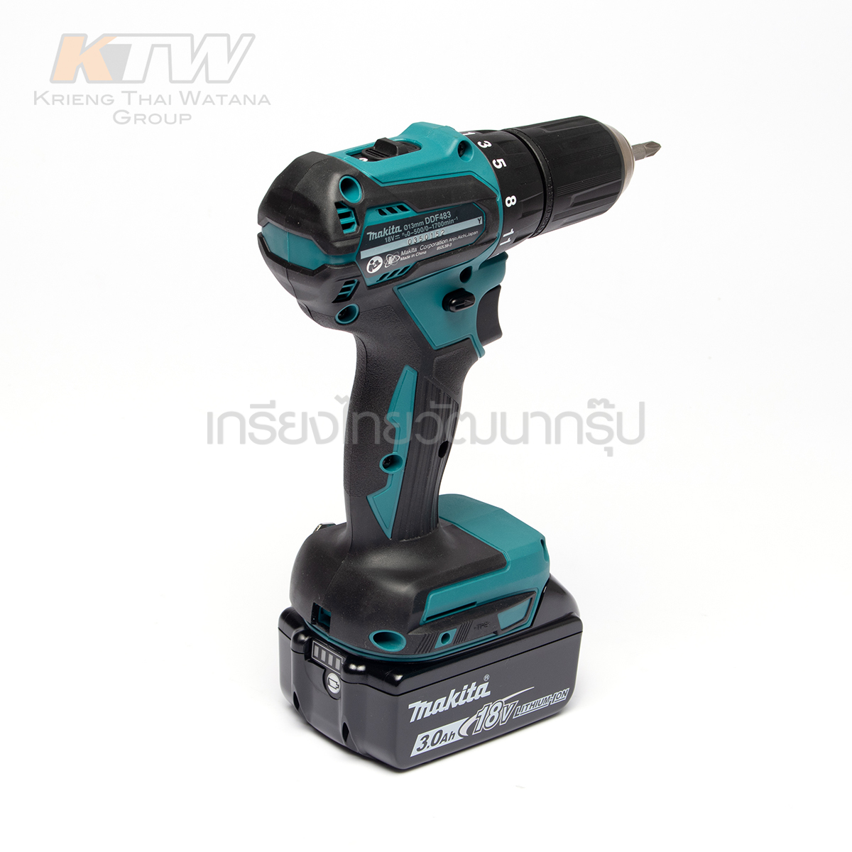MAKITA สว่านไขควงไร้สาย 18V*3.0A / BL รุ่น DDF483RFE