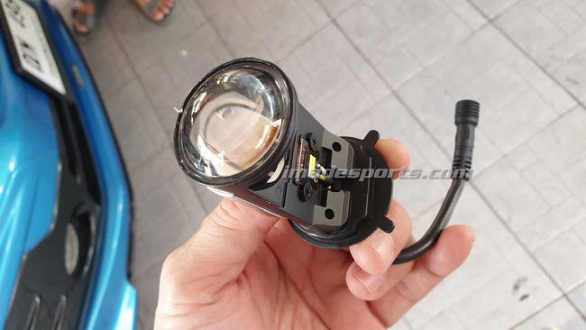 ชุดไฟขาว Projector LED HR H/L (ผ่านเลนส์ Projector)
