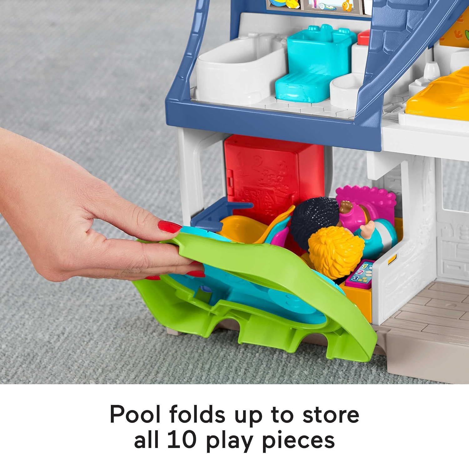 Fisher Price Little People Friends Together Playhouse บ้านของเล่นเสริมการเรียนรู้