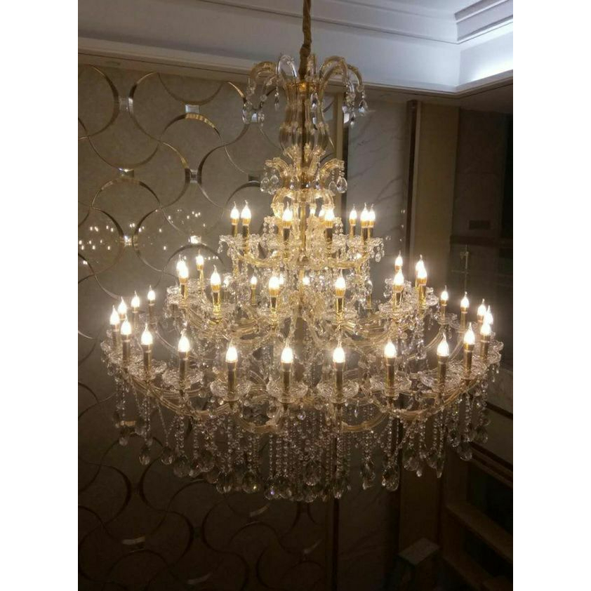 CT161A089 SOTMIA โคมไฟระย้า โคมไฟสไตล์ยุโรป โคมไฟคริสตัล โคมไฟเพดาน Luxury light Chandelier โคมไฟโถงบรรได