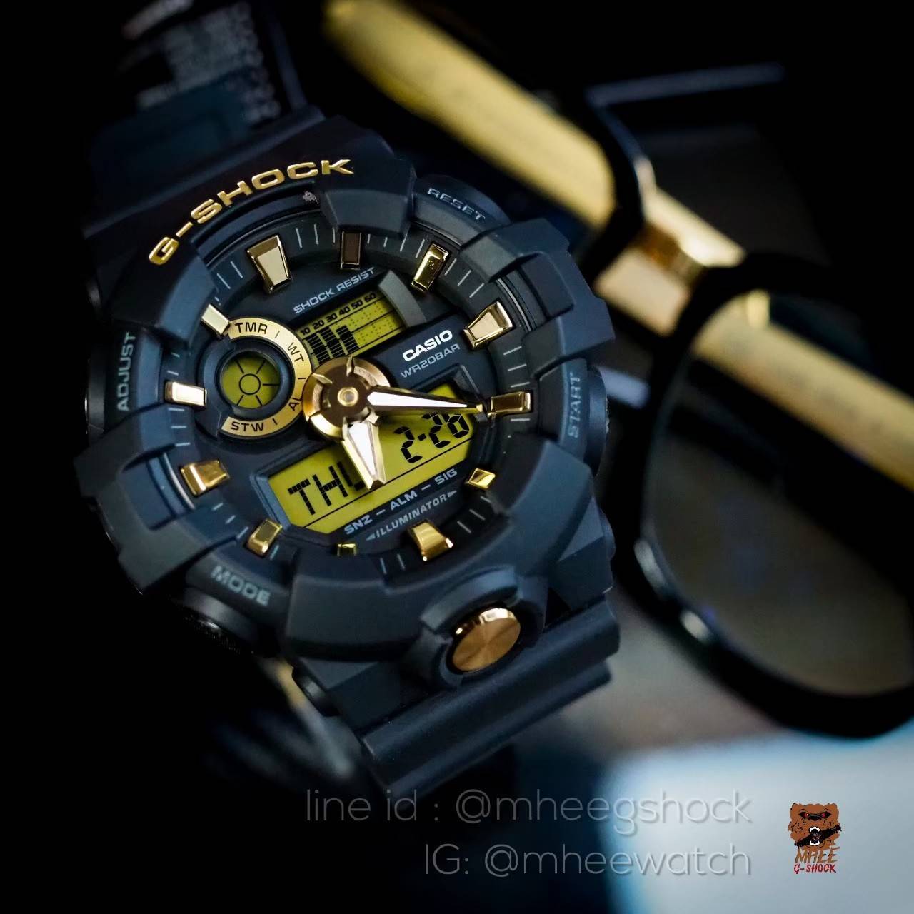 Ga-710b-1a9 gold black