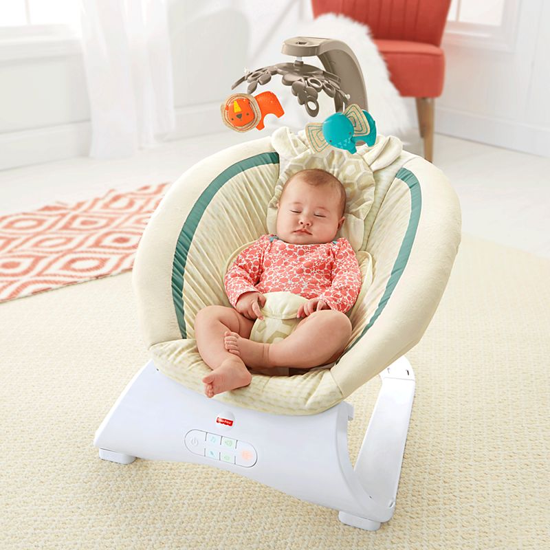 Fisher Price Deluxe Bouncer Soothing - Savanna เปลโยก มีระบบสั่น