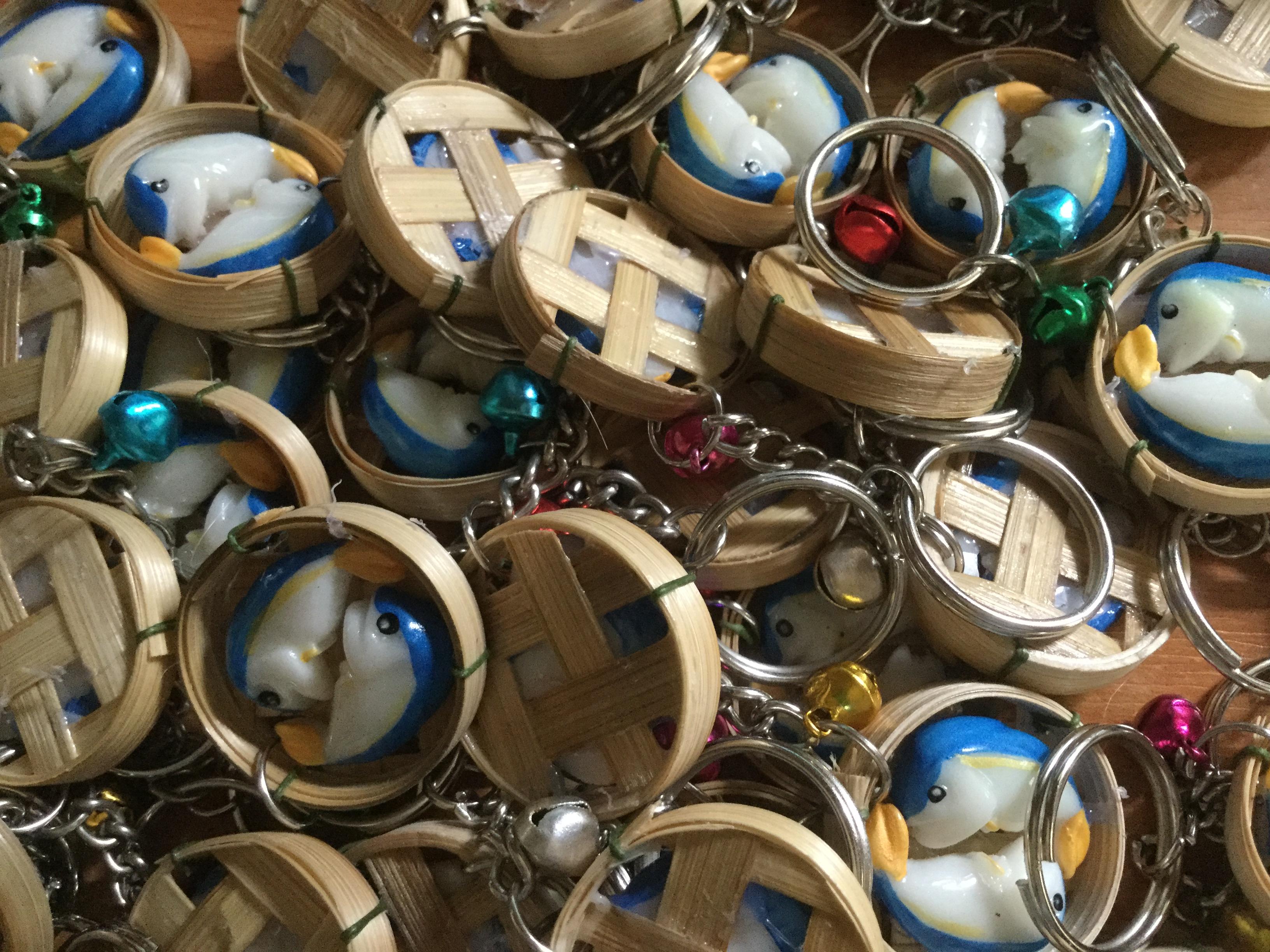 พวงกุญแจปลาทูอัมพวา / ชุด 4 ชิ้น