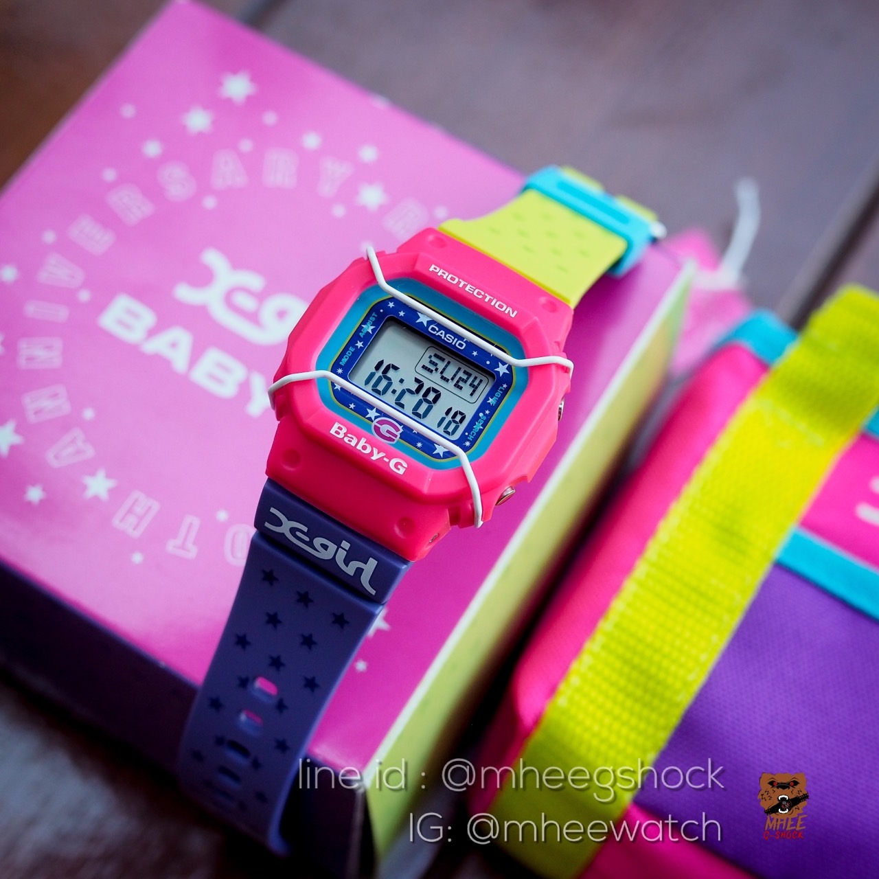Baby-G X-girl Limited Edition รุ่น BGD-500XG-4 Japan Set ของแท้ ประกัน 1 ปี