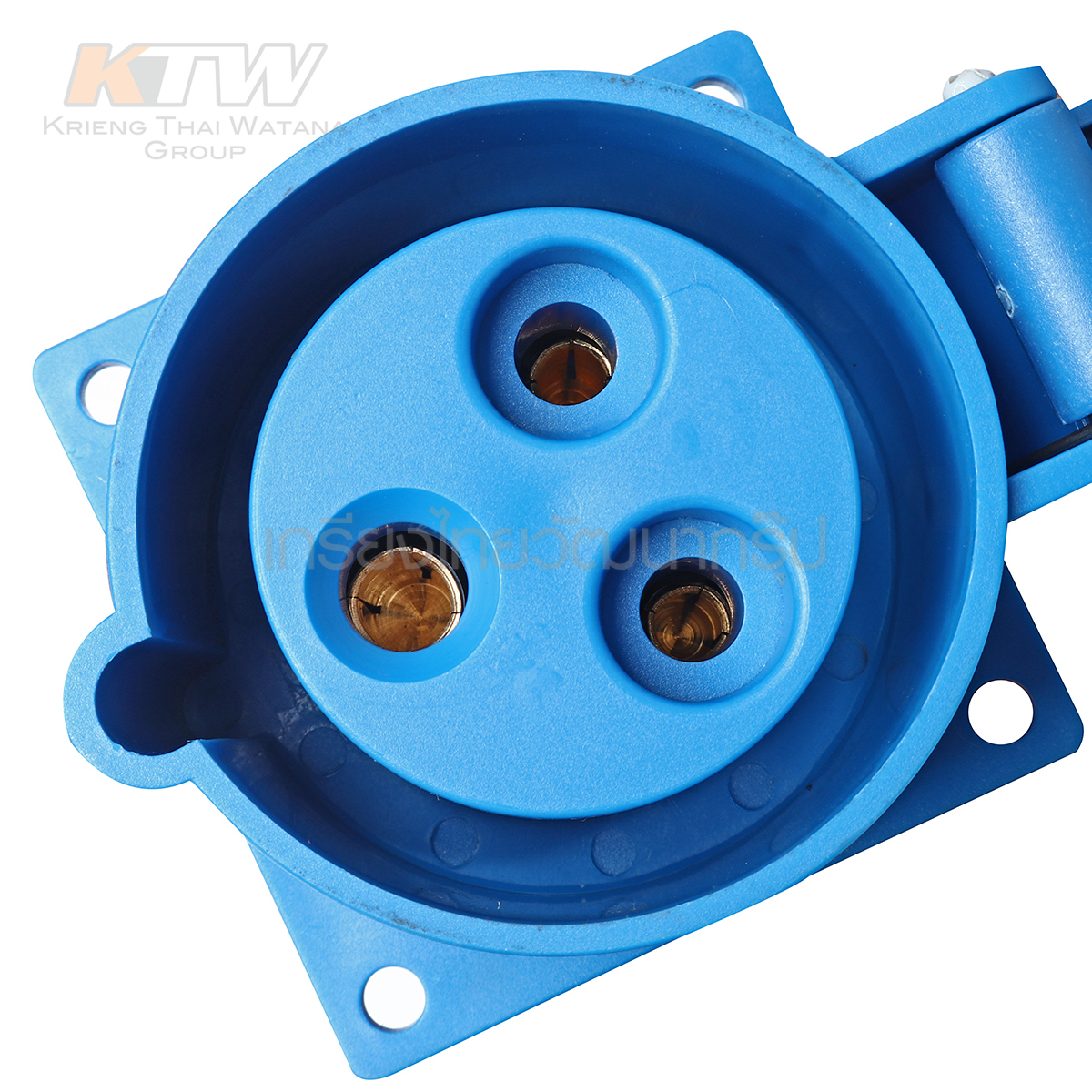 MARATHON ปลั๊กและเต้ารับอุตสาหกรรม เอ็นจิเนียริ่งพลาสติกที่ไม่ลามไฟ แบบ ฝังตรง