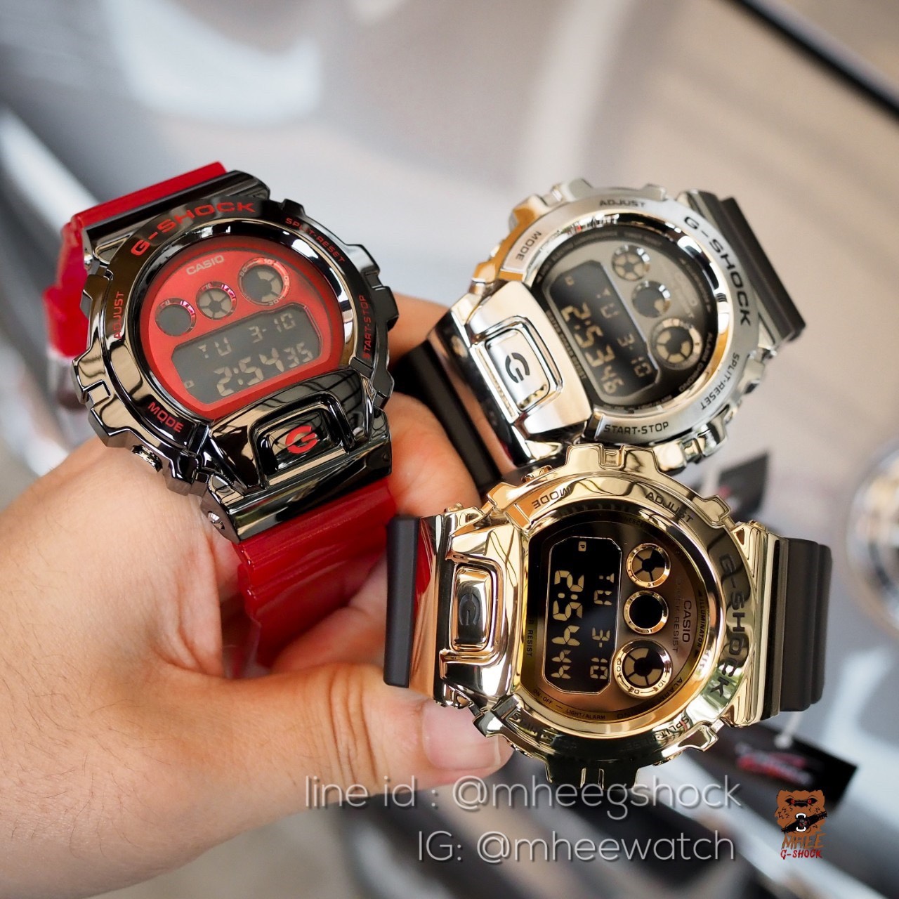 G-Shock Gold Metal Face รุ่น GM-6900G-9 ของแท้ รับประกันศูนย์ CMG 1 ปี