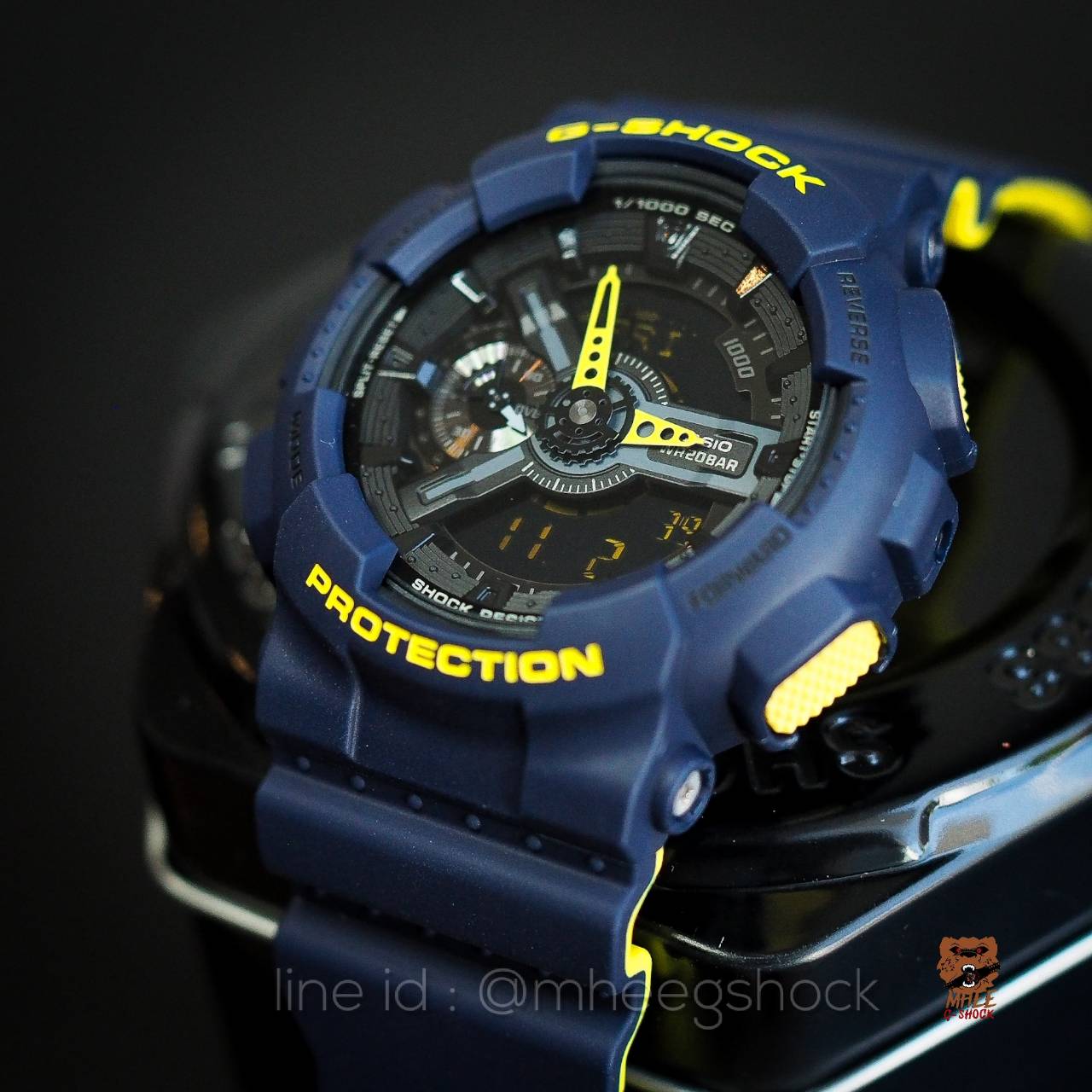 Casio G-Shock Rare Item สีน้ำเงิน-เหลือง รุ่น GA-110LN-2ADR