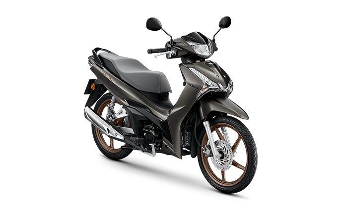 ฮอนด้า เวฟ125Honda wave125 ล้อแม็กสตาร์ทมือ ดิสก์เบรกหน้า มี 4 สี น้ำตาล-ดำ (BRB), น้ำเงิน-ดำ (BUB), ดำ (BLK),ขาว-ดำ (W-B)