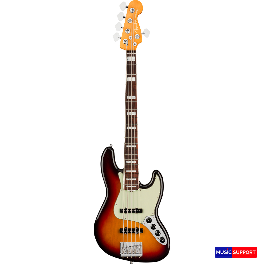 เบสไฟฟ้า Fender American Ultra Jazz Bass® V RW Ultraburst