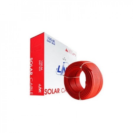 Link CB-1060AR-1 PV Solar Cable, 62930 IEC131, H1Z2Z2-K, (1,500V), 1x6 mm² Red Color 100 m./Box.