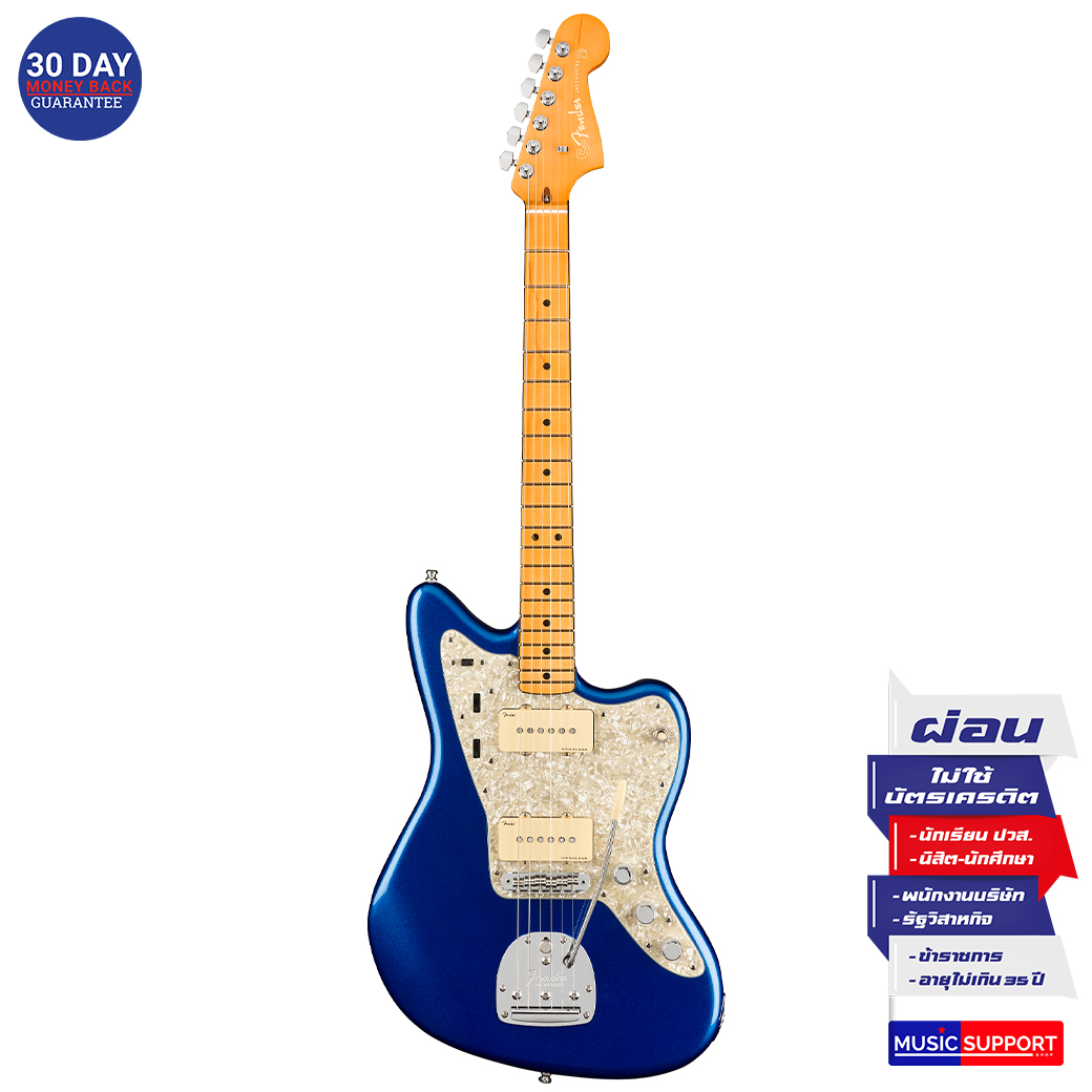 กีตาร์ไฟฟ้า Fender American Ultra Jazzmaster MN Cobra Blue