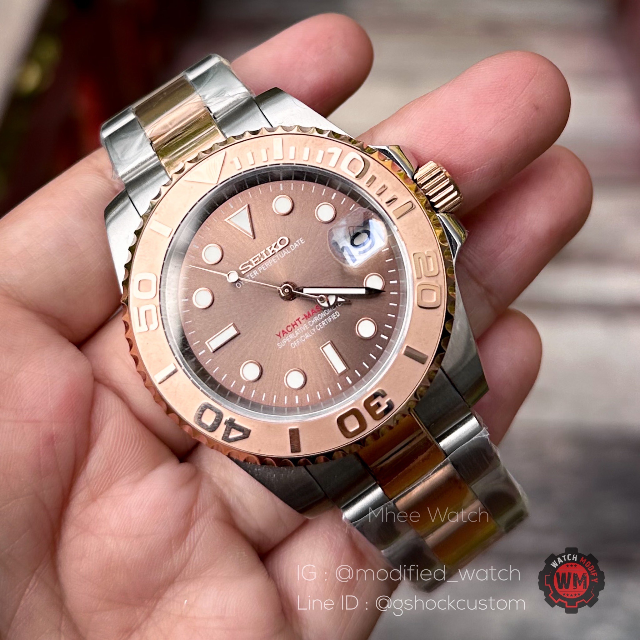 Seiko Mod Yacht Master Two Tones