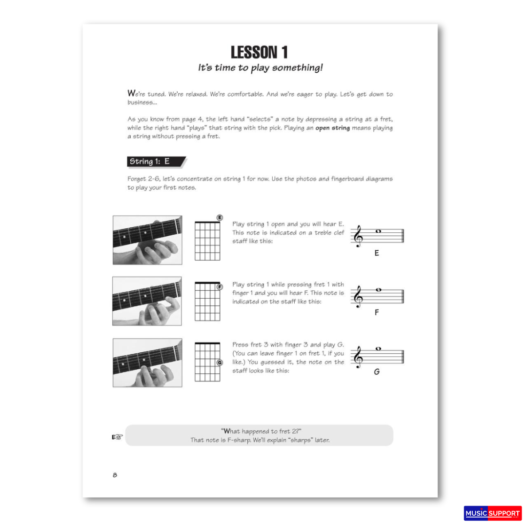 หนังสือเรียนกีตาร์ FastTrack Guitar Method – Book 1