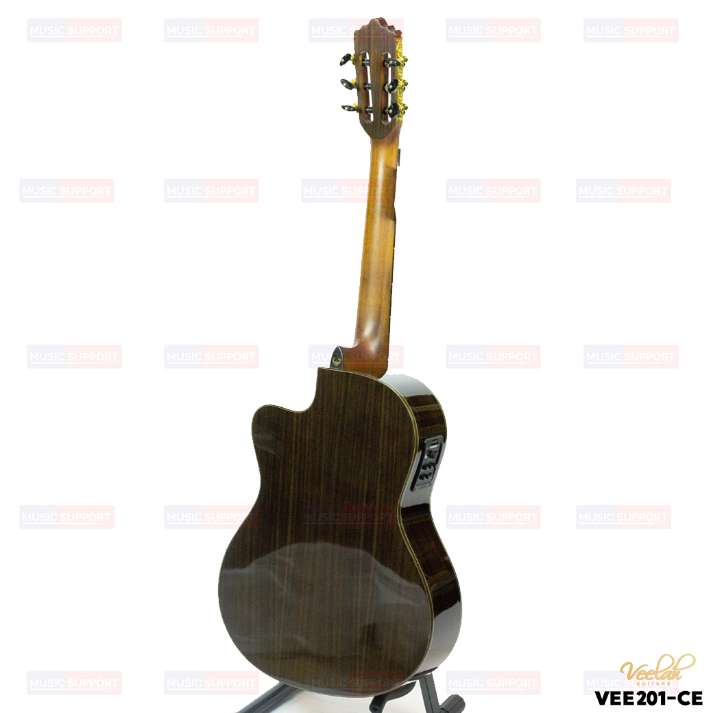 Veelah V201CE Electric Classic Guitar กีตาร์คลาสสิกไฟฟ้า