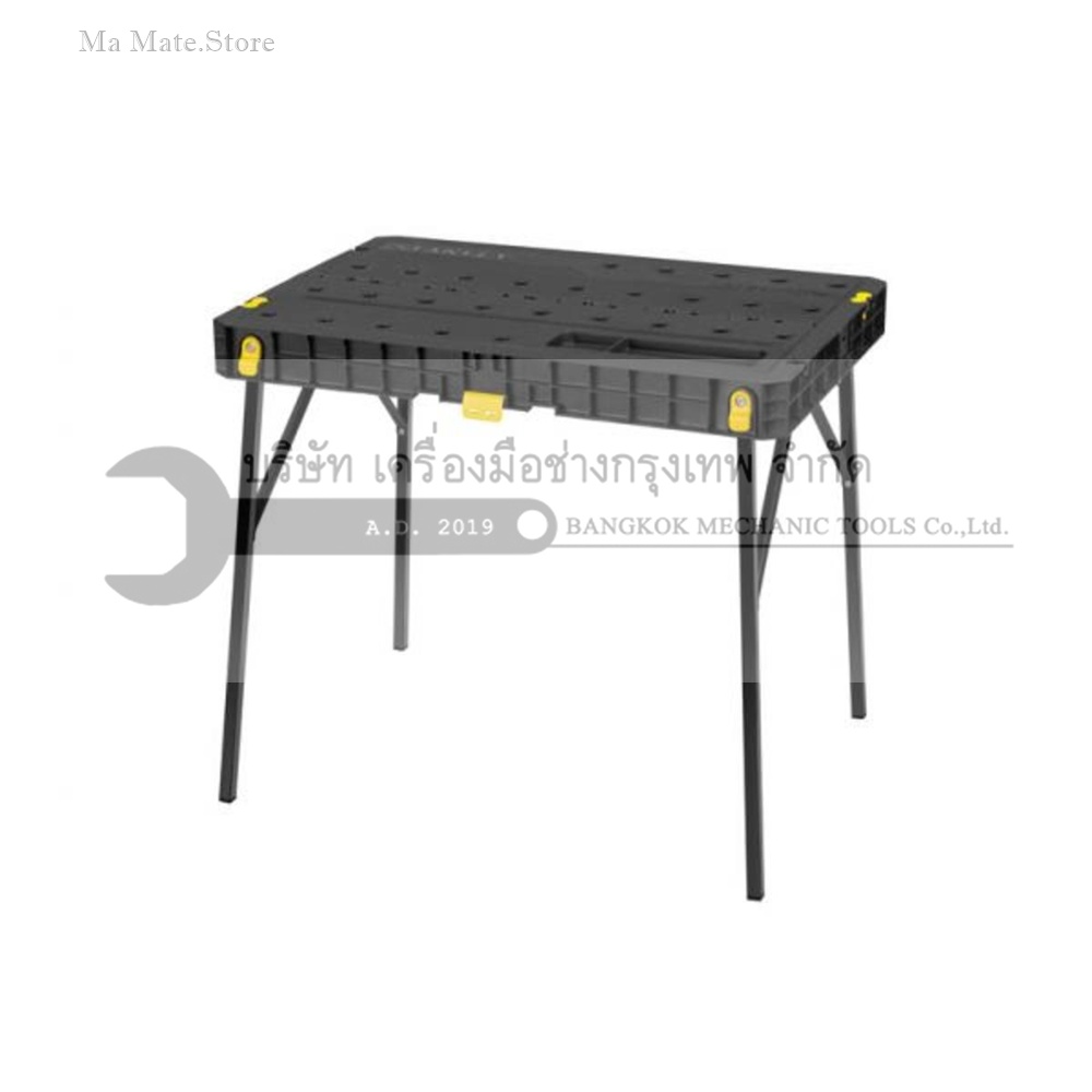 STANLEY ชุดโต๊ะ Workbench แบบพับได้ รุ่น STST83492-1 รองรับน้ำหนักได้ 320 กก. ที่จับสำหรับพกพา เคลื่อนย้ายสะดวก