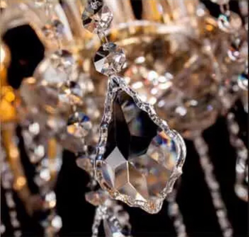 CT001A015 SOTMIA แชนเดอเรีย chandelier crystal โคมไฟระย้า โคมไฟสีทอง โคมระย้าเชิงเทียน โคมไฟเพดาน แชนเดอเรียโคมไฟระย้า