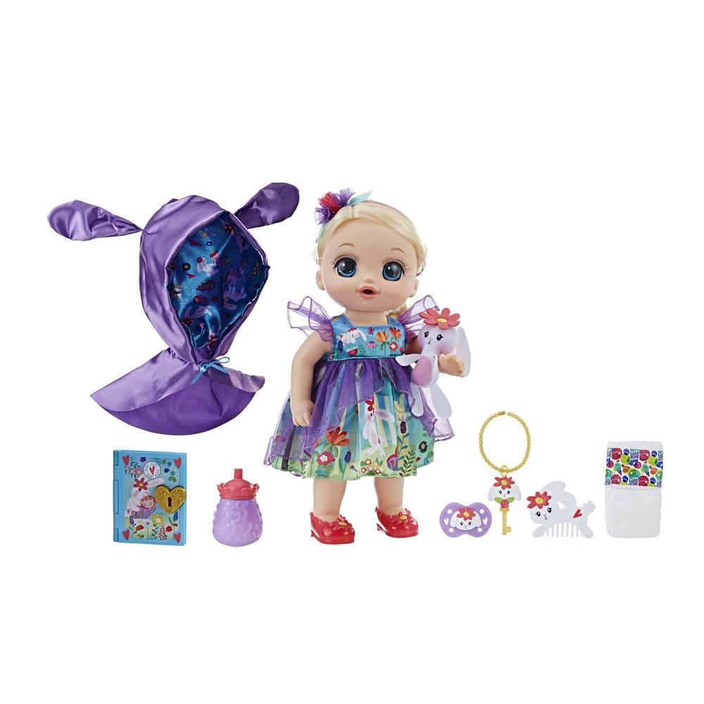 Baby Alive Once Upon a Baby,Forest Tales Forest Emma ตุ๊กตาเด็ก ดื่มน้ำได้ ฉี่ได้