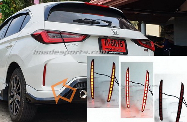 ไฟทับทิม LED สำหรับกันชนหลัง City Hatchback