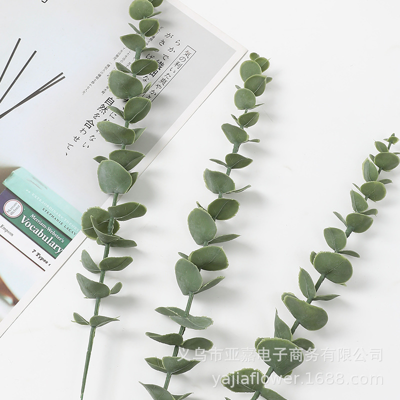 ใบยูคาลิปตัส Eucalyptus ใบไม้ปลอม ใบไม้ตกแต่งห้อง ใบไม้ปลอมสวยๆ ST502E807