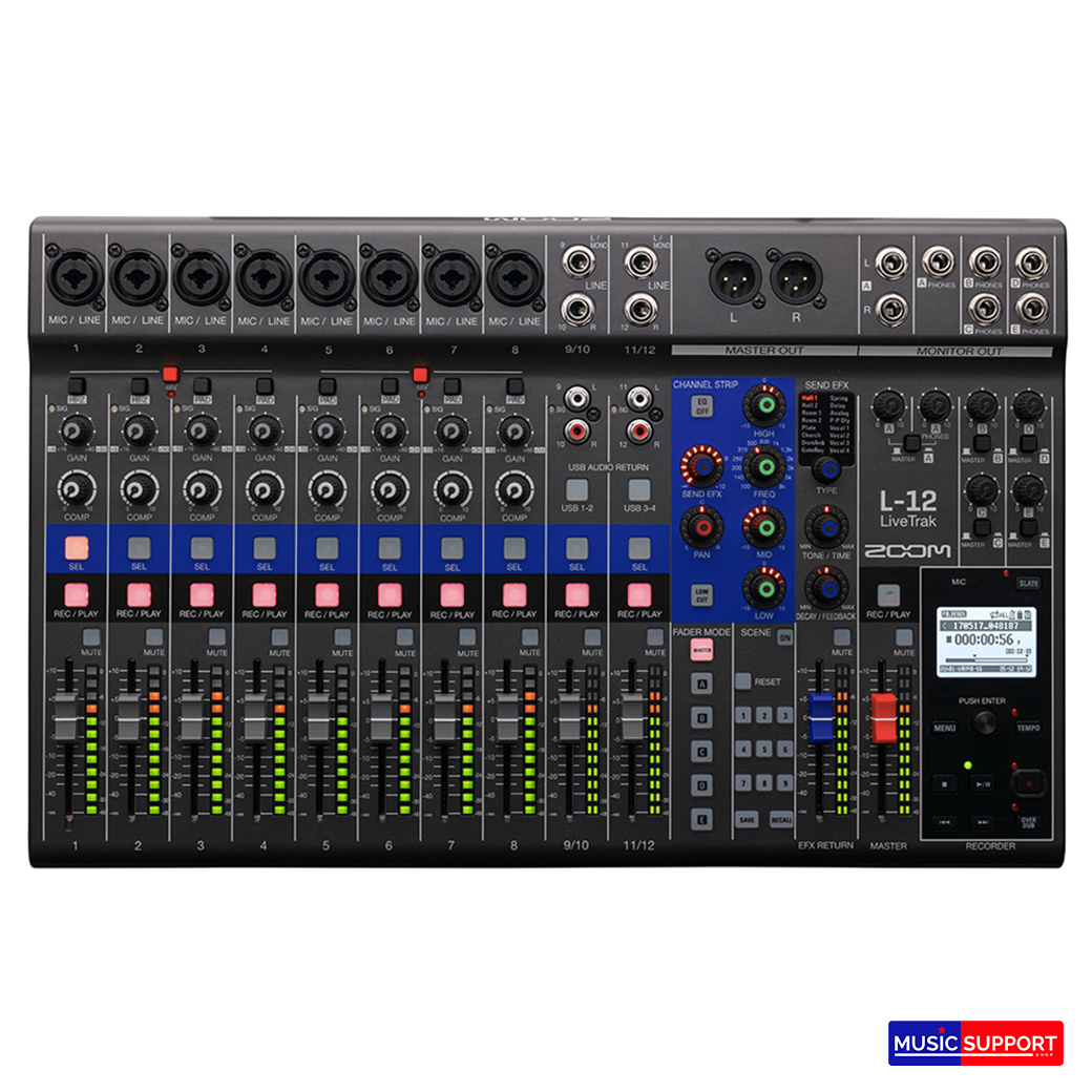ZOOM L-12 LIVETRAK DIGITAL MIXER