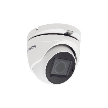 HIKVISION DS-2CE79H0T-IT3ZE(C) Analog Turret Camera 2.7mm to 13.5mm motorized varifocal lens, 5M CMOS high quality imaging, 40m IR distance, Water proof and Dust resistant IP67