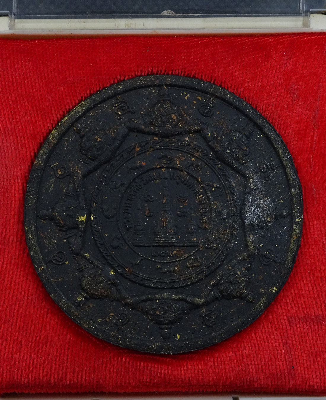 จตุคามรามเทพ วัดนก พิมพ์ใหญ่ เนื้อดำ